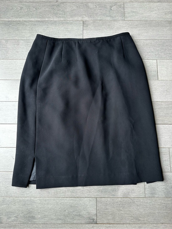 Dresses & Skirts - Women’s Black Straight Pencil Side Zip Above Knee Business Casual Skirt Size 6P